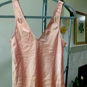 J. Crew Double V silk camisole